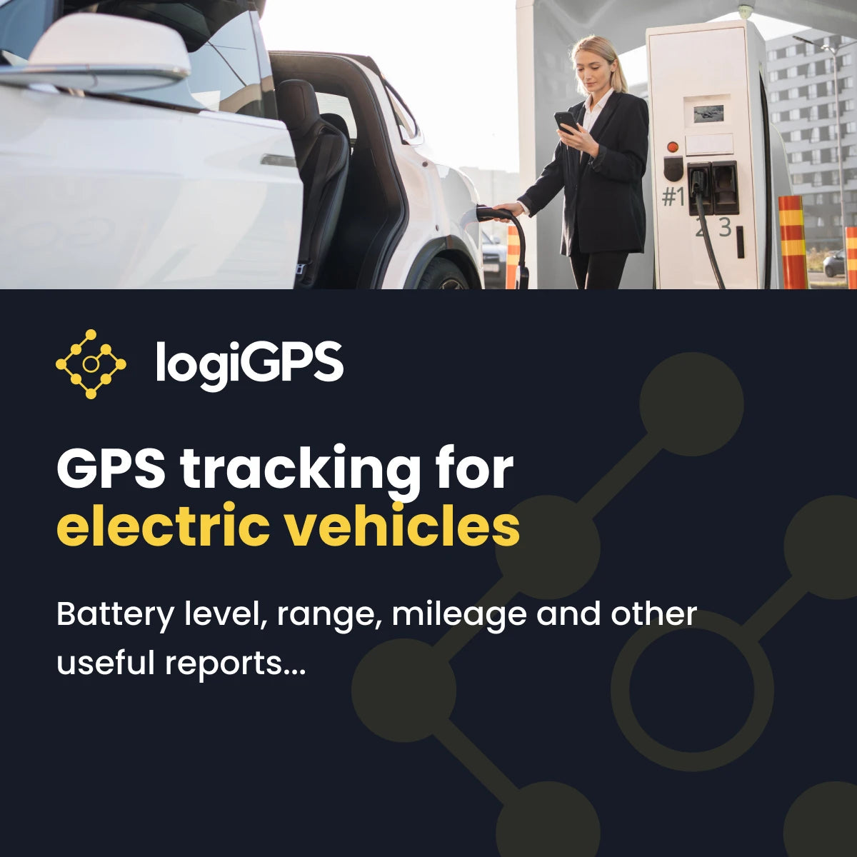 Gps tracking for electric cars