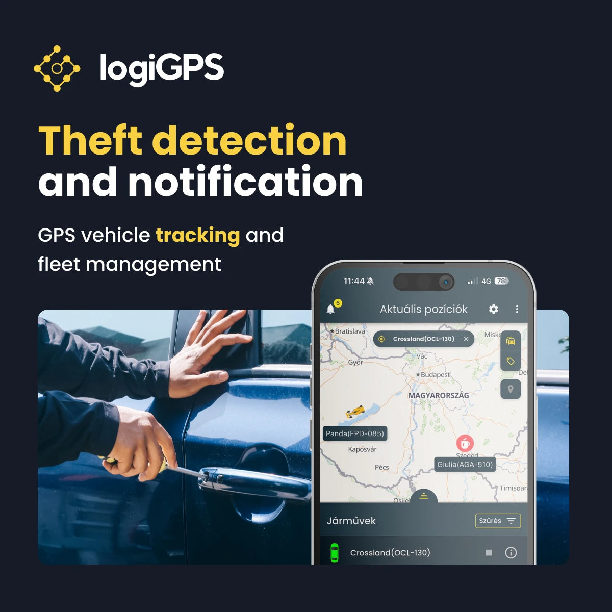 Theft detection and notification
