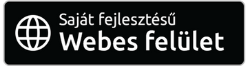 Saját fejlesztésű webes felület